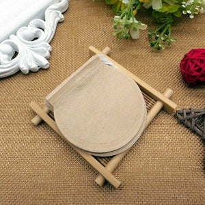 100 Eco-Friendly Biodegradable Drawstring Tea Bags 6x7cm for Loose Leaf & Herbal Filters