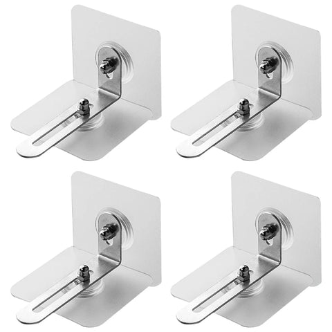 4pcs Adjustable Anti-tip Furniture Straps - Secure Wall Anchors for Cabinets and Furniture