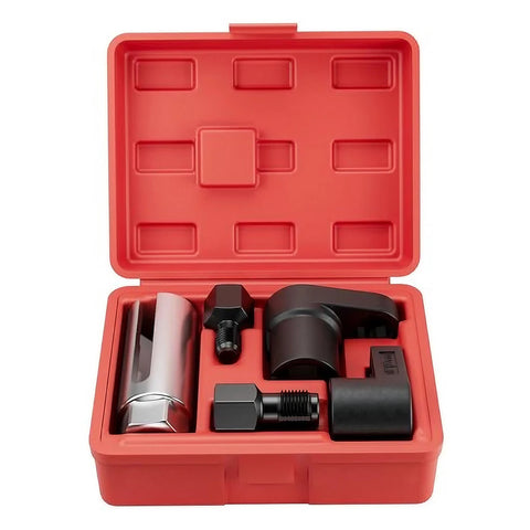 5pc Automotive Oxygen Sensor Wrench Kit for O2 Socket Removal & Installation with Thread Chaser Tool