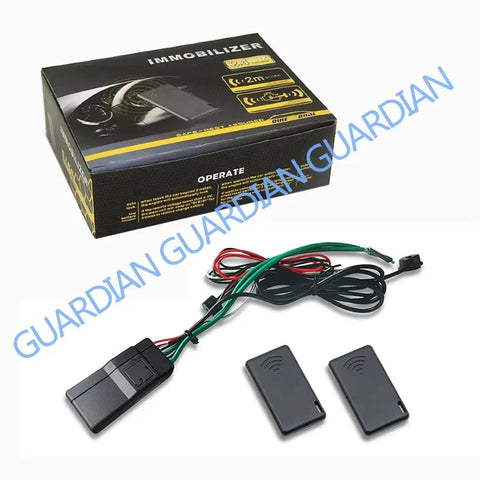 2.4G Wireless Anti-Hijacking Car Alarm System - Immobilizer Smart RFID Key Engine Lock with Circuit Cut Off