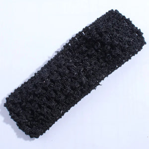 10 Pack 4cm Crochet Elastic Hairbands - Knit Headbands for Women Accessories