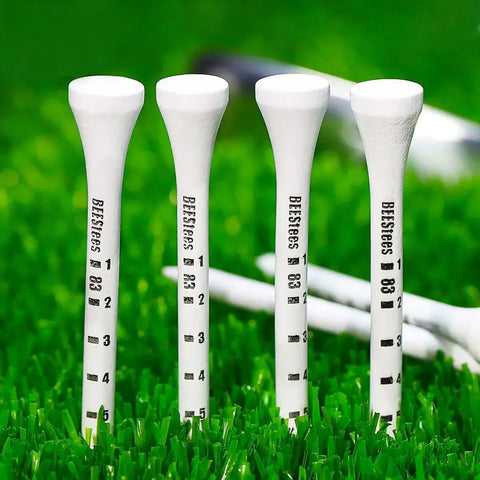 50pcs Durable Wooden Golf Tees - Stabilize Ball for Perfect Tee Level & Improved Accuracy