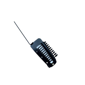 10-50pcs Hair Extension Clips 3.6cm, 10 Teeth Snap Clips with Safety Pin for Weft
