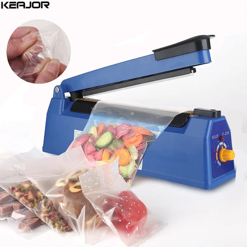 Electric Heat Bag Sealing Machine - Handheld Plastic Bag Impulse Sealer for Quick Food Packaging