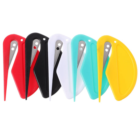 5-Pack Mini Envelope Openers, Letter Slitter, Women’s Metal Package Cutter, Cute Express Package Knives