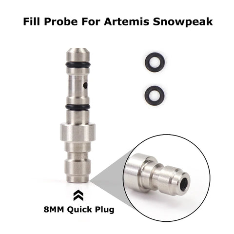 8mm Quick Connect Air Adapter for PCP Air Rifles M16 P15 P35 PP800 PR900
