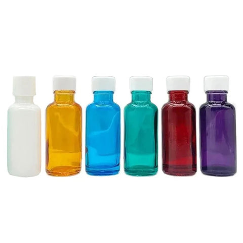 6-Pack Leak-Proof 30ml Glass Bottles for Essential Oils & Aromatherapy, Travel-Size