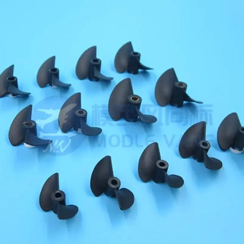 40mm Nylon 2-Blade RC Boat Propeller for 27-47mm Shaft