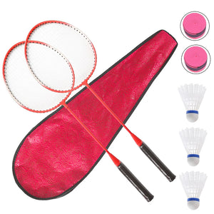 Lightweight Badminton Racket Set with Bag - Outdoor Sports Gear for Beginners