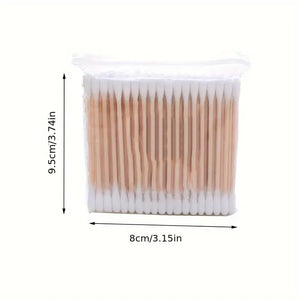 1000-Pack Dual Tip Cotton Swabs for Makeup, Ear Cleaning & Personal Care