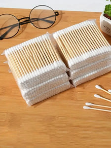 1000-Pack Dual Tip Cotton Swabs for Makeup, Ear Cleaning & Personal Care