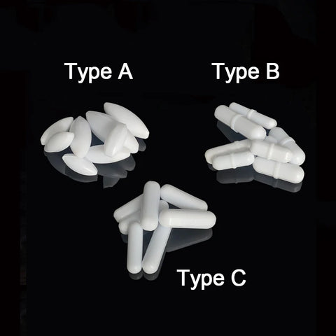 5 Pcs Magnetic Stirring Rod Set - Cylindrical Mixer, Corrosion-Resistant for Lab Use