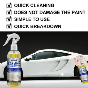 100ml Spray Degreaser Cleaner - Car Oil, Tar, Grease Remover - Solvent Formula for Easy Vehicle Maintenance