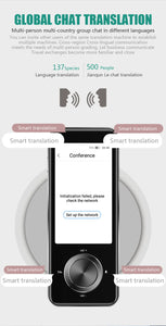 Instant Translator Device with 137 Languages, Real-Time Voice & Text Translation, 16 Offline Supported