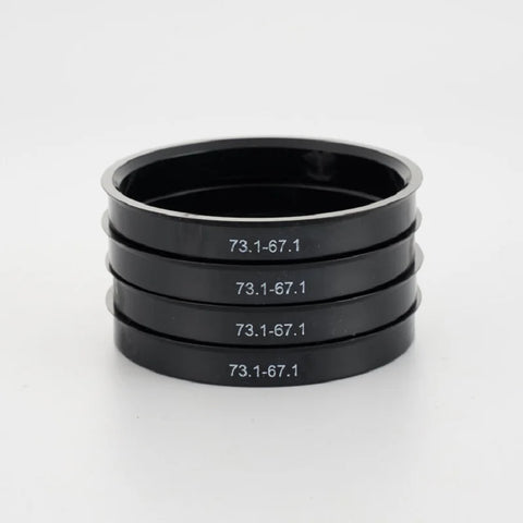 Car Wheel Hub Centric Rings 73.1 67.1 74.1 72.6 to 63.3 63.4 64.1 66.1 67.1 66.6 72.6 Bore Adapter