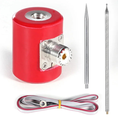 5.6m/18.3ft QRP Antenna 14-30MHz 300-600W HF Antenna Stainless Steel 1/4 Wavelength for USDX QRP Radio