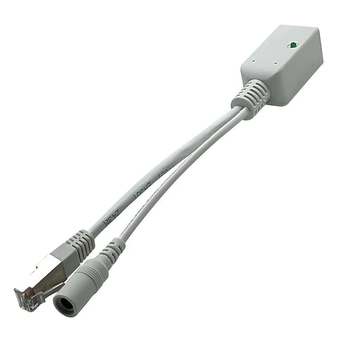 Gigabit PoE Injector Cable 9V-56V for WiFi/LAN Extenders, DC Power Connector