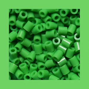 1000pcs 5mm Green Fuse Beads for Kids Pixel Art & DIY Crafts