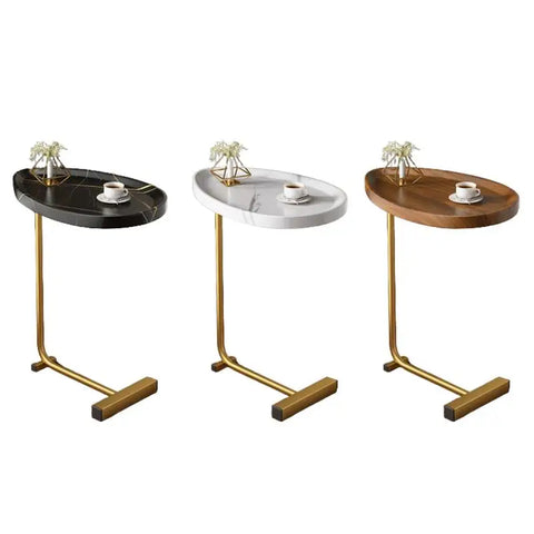 Corner Side Table for Living Room, Bedroom, Hotel, or Apartment - Compact Bedside Cabinet & Coffee Stand