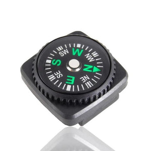 10-Pack Mini Wristband Compass Set - Portable Outdoor Hiking Camping Survival Navigation Tool