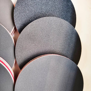 10 Pcs 6" Foam Flocking Sandpaper Discs, Wet Dry, 500-3000 Grit Abrasive for Grinding