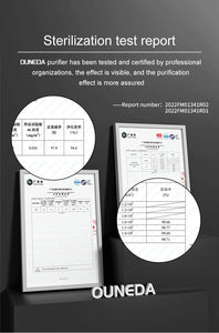 Portable Air Purifier for Home - H13 HEPA & Carbon Filters, Smart Control, Efficient Dust & Odor Removal