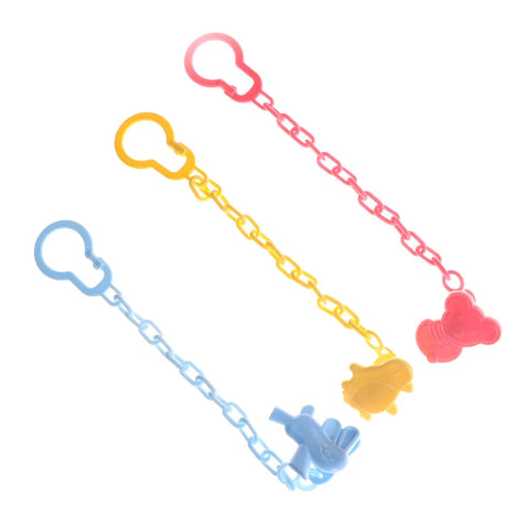 Cartoon Baby Pacifier Clip Chain Soother Holder Anti-Lost Dummy Nipple