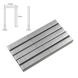 1000pcs 20ga Crown Staples 10-22mm U-Shaped Nails for Pneumatic Upholstery Staple Gun