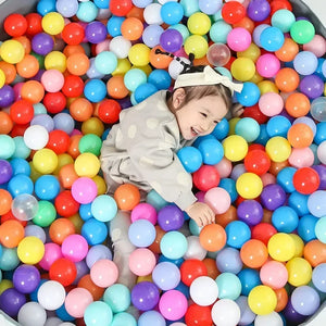 100 Pack Colorful 5.5cm Play Balls for Kids, Ball Pits & Party Games