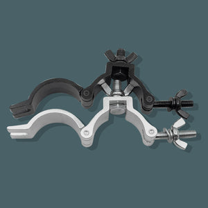 10-Pack 48-51mm 100kg Aluminum Alloy Stage Light Clamps, Heavy Duty Truss Bracket Hangers for Theatre Lighting