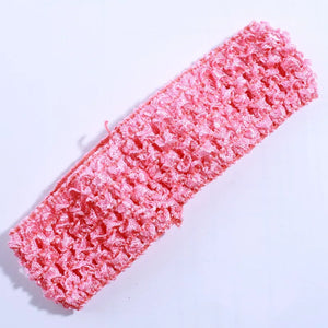10 Pack 4cm Crochet Elastic Hairbands - Knit Headbands for Women Accessories