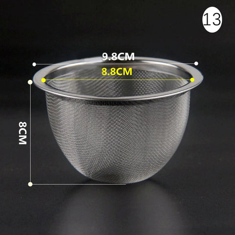 Adjustable Stainless Steel Tea Infuser Basket for Loose Leaf, Fits 5.8-9.8cm Cups