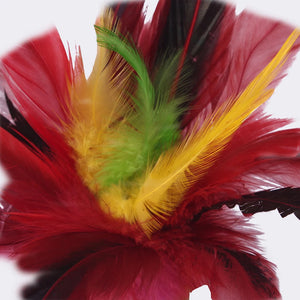 10-Pack Colorful Feather Jianzi Shuttlecocks 20cm – Portable Fitness Kick Game for Fun & Exercise