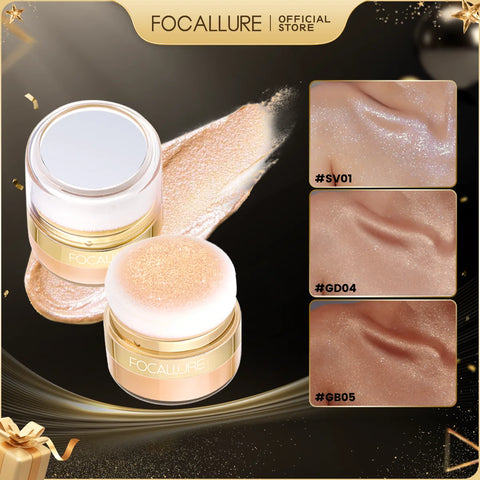 Contour Blush & Highlight Palette - Shimmer Kit for Face & Body Makeup