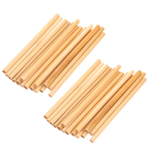 100-Pack Bamboo Bee Tubes for Mason Bees, Eco-Friendly Beekeeping Supplies for Gardens