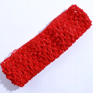 10 Pack 4cm Crochet Elastic Hairbands - Knit Headbands for Women Accessories