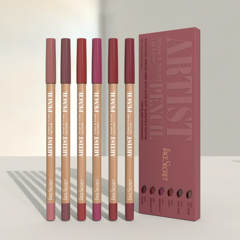 12-Pack Matte Lip Liner Set - Vibrant Long-Lasting Colors