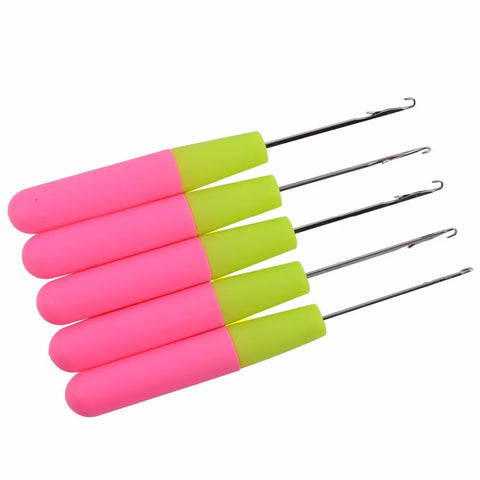 10/15 Pcs Plastic Crochet Hair Weaving Hook Needles for Dreadlocks Knitting