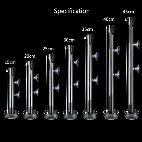 Aquarium Feed Tube & Tray Set for Fish, Shrimp, Snail Care