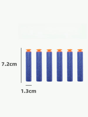 100-Pack 7.2cm Foam Dart Refills for Toy Blasters - Safe for Kids Ages 6+