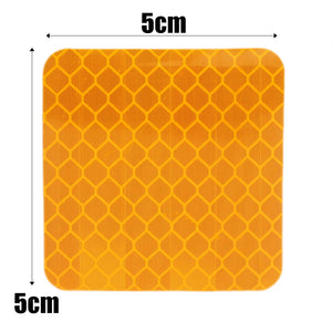 1-50pcs Safety Reflective Waterproof Tape High Visibility for Night Riding Walking and Cars
