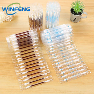 100pcs Disposable Alcohol Swabs & Iodine Cotton Sticks First Aid Kit for Wound Cleaning Antibacterial Care