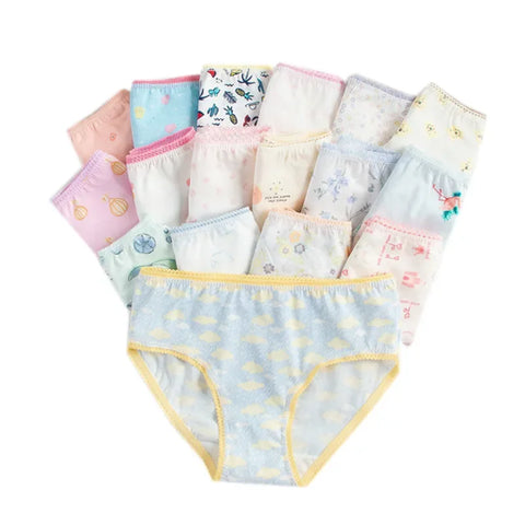 18-Pack Soft Cotton Baby Underwear, Comfortable Kids Briefs, Toddler Panties