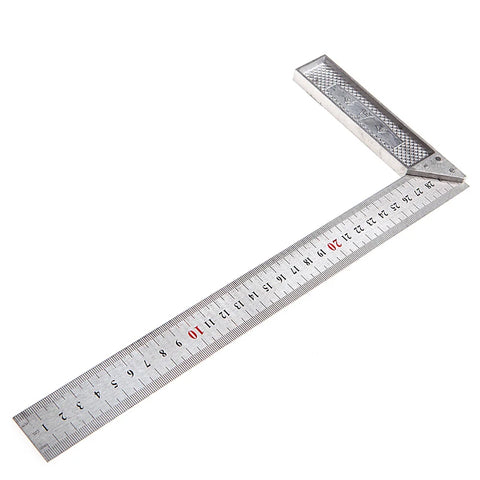 30cm Stainless Steel Right Angle Square Ruler - Accurate Measuring Tool