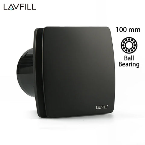 4" 100mm Bathroom Wall/Ceiling Vent Fan 230V Axial with Back Valve Adjustable Quiet Motor