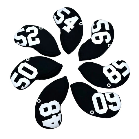 Golf Club Headcover for Sand Wedge 48°-60°, Iron Protector, Simple Print, Golf Accessories