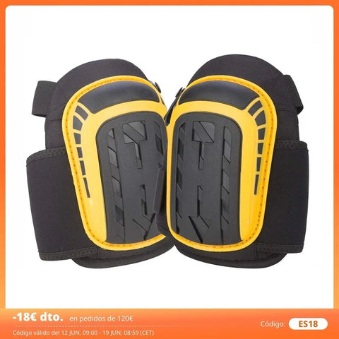 Heavy Duty Gel Knee Pads for Work & Gardening - EVA Foam Cushion for Construction & Concrete