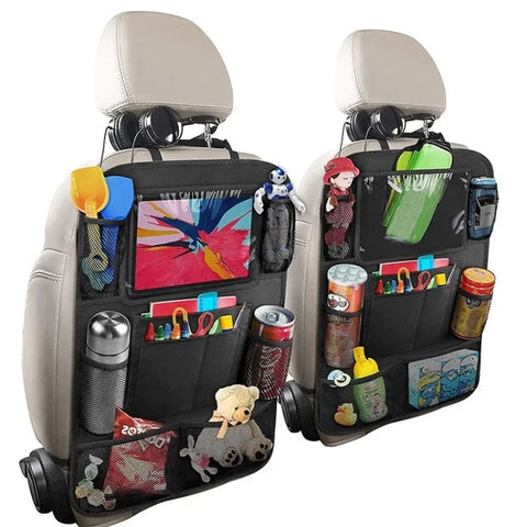 Car Seat Back Storage Bag - Anti-Kick, Oxford Material, Snack & Toy Holder, Interior Car Accessories