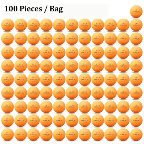 40+ 3-Star Ping Pong Balls, 20-100 Pack, ABS New Material, Table Tennis Balls for Match & Training