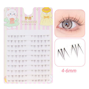 10-Pack Dramatic Volume False Eyelashes Set 5-7mm + Applicator